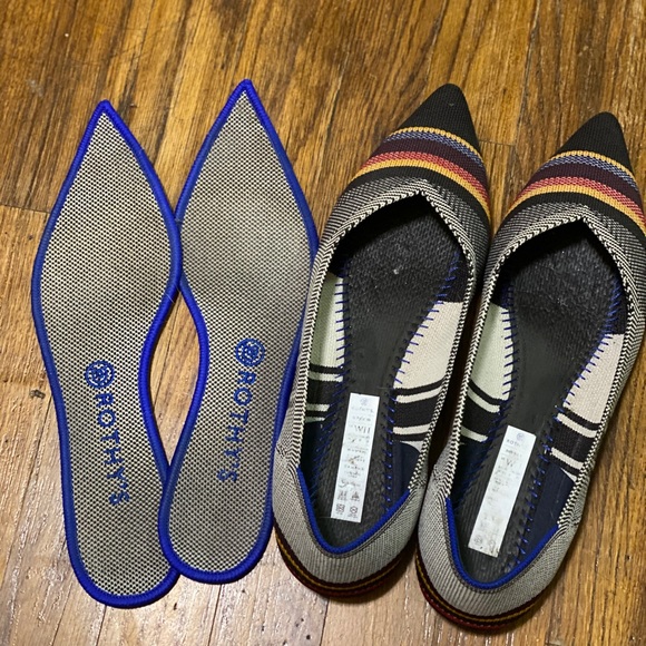 Rothy’s VIB Inverse Stripe Points - Picture 8 of 9